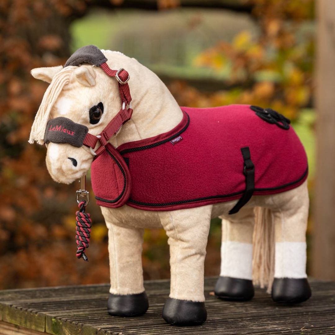 LeMieux Toy Pony Fleece Dress Cooler for Horses - Soft & Breathable Horse Blanket for Show, Training & Winter Riding - Perfect for Dressage, Jumping & Stable Use