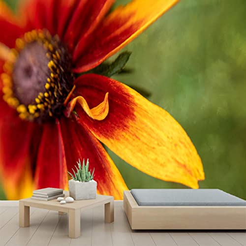 3D Flower Wall Mural - Peel and Stick Self-Adhesive Wallpaper for Bedroom & Living Room Decor - Large 110