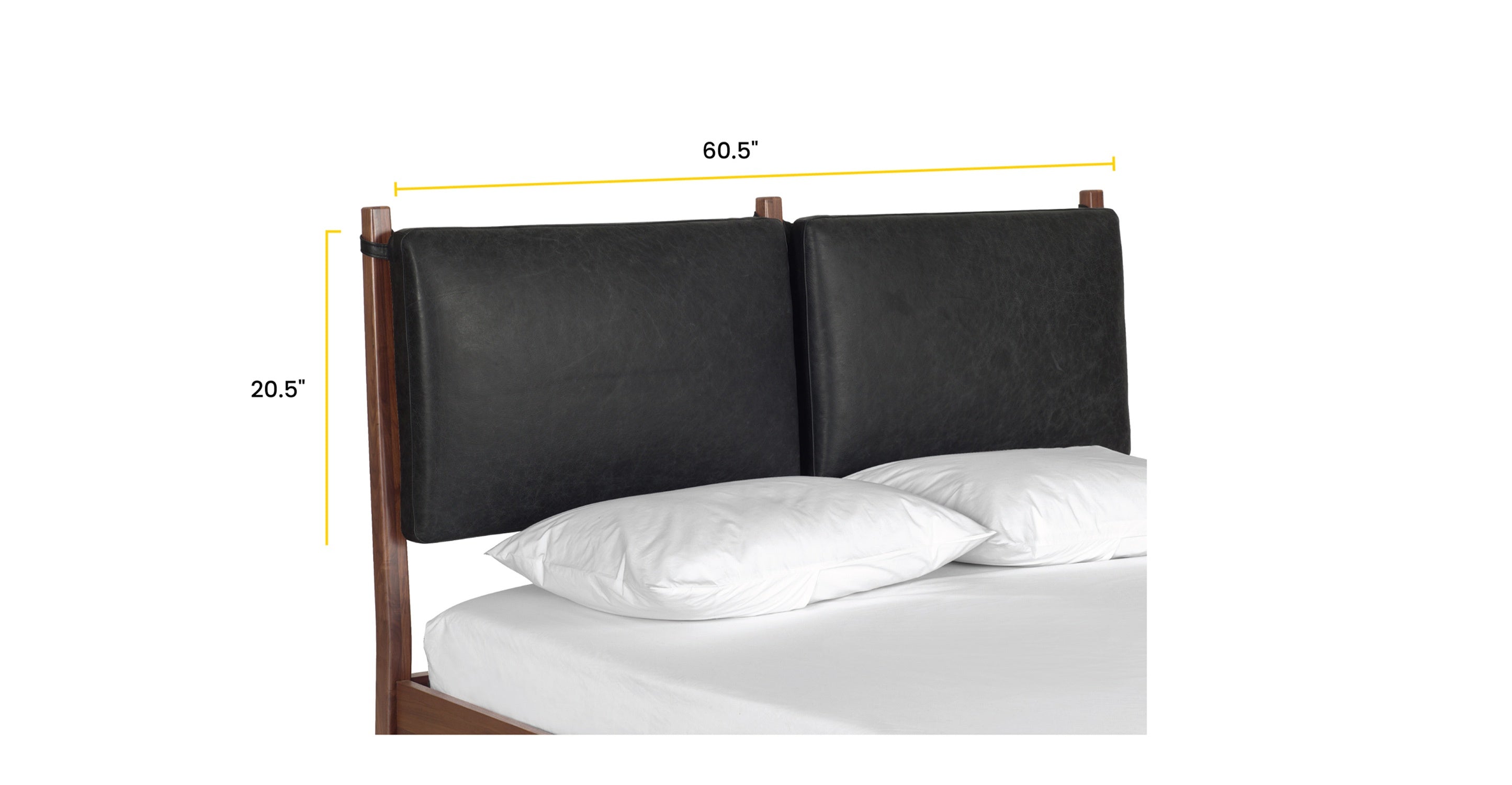 Truro Bed Headboard Cushion Set - Soft Upholstered Backrest Pillows for Bedroom, Queen/King Size - Perfect for Reading, Relaxing & Enhancing Bedroom Decor