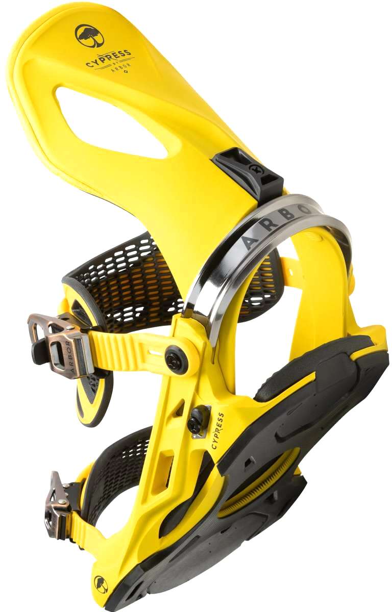 Arbor Cypress Snowboard Bindings 2023 - Premium Snowboard Bindings for All-Mountain Riding | Perfect for Freestyle, Powder & Park Performance