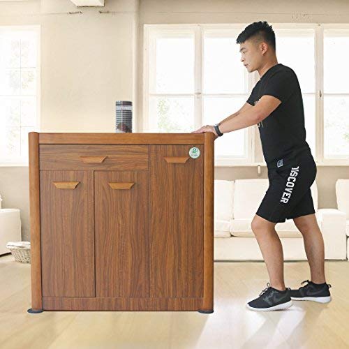 16-Piece Round Furniture Moving Kit for Carpet & Hard Floors - Heavy Duty Felt Pads for Sofas, Tables & Chairs | Easy Glide Protectors for Home & Office Use