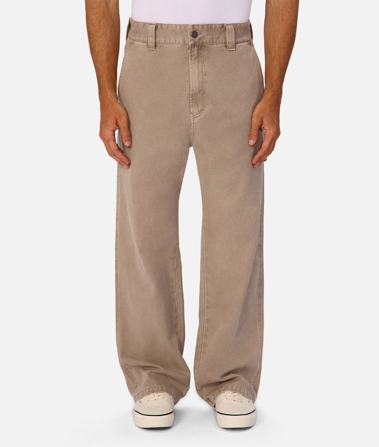 The Detroit Carpenter Pant - Durable Work Pants for Men in Stone Wash (Size 25) - Perfect for Construction, Woodworking & Outdoor Activities