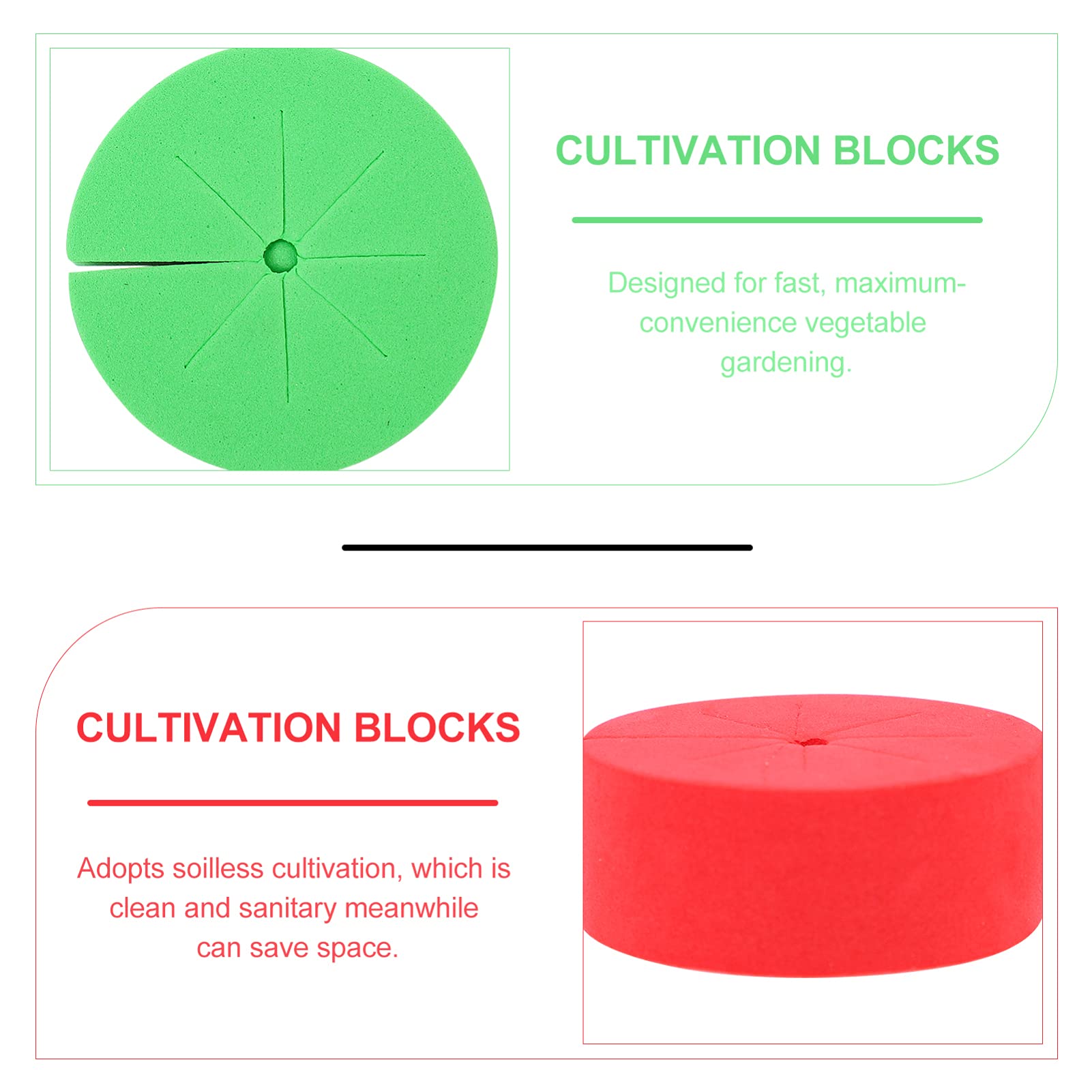 GANAZONO 100 Pcs Garden Clone Collars - Round EVA Plant Support Rings for Hydroponics, Seedlings & Plant Propagation - Perfect for Indoor Gardening, Greenhouse & Vertical Farming