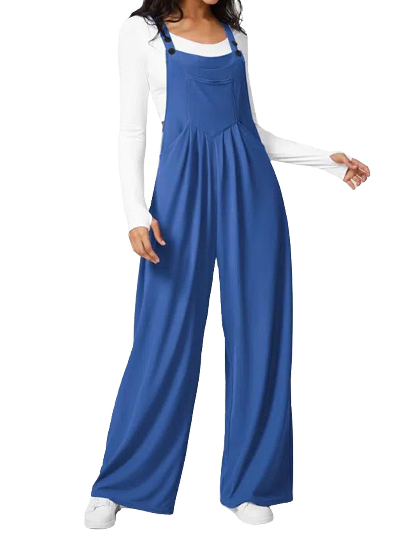 Women's Romper Jumpsuit 2024 - Spring Waffle Knit Fabric, Comfortable Bib Overalls with Elegant Cuts | Casual Outfit, Summer Beach Wear, Street Fashion