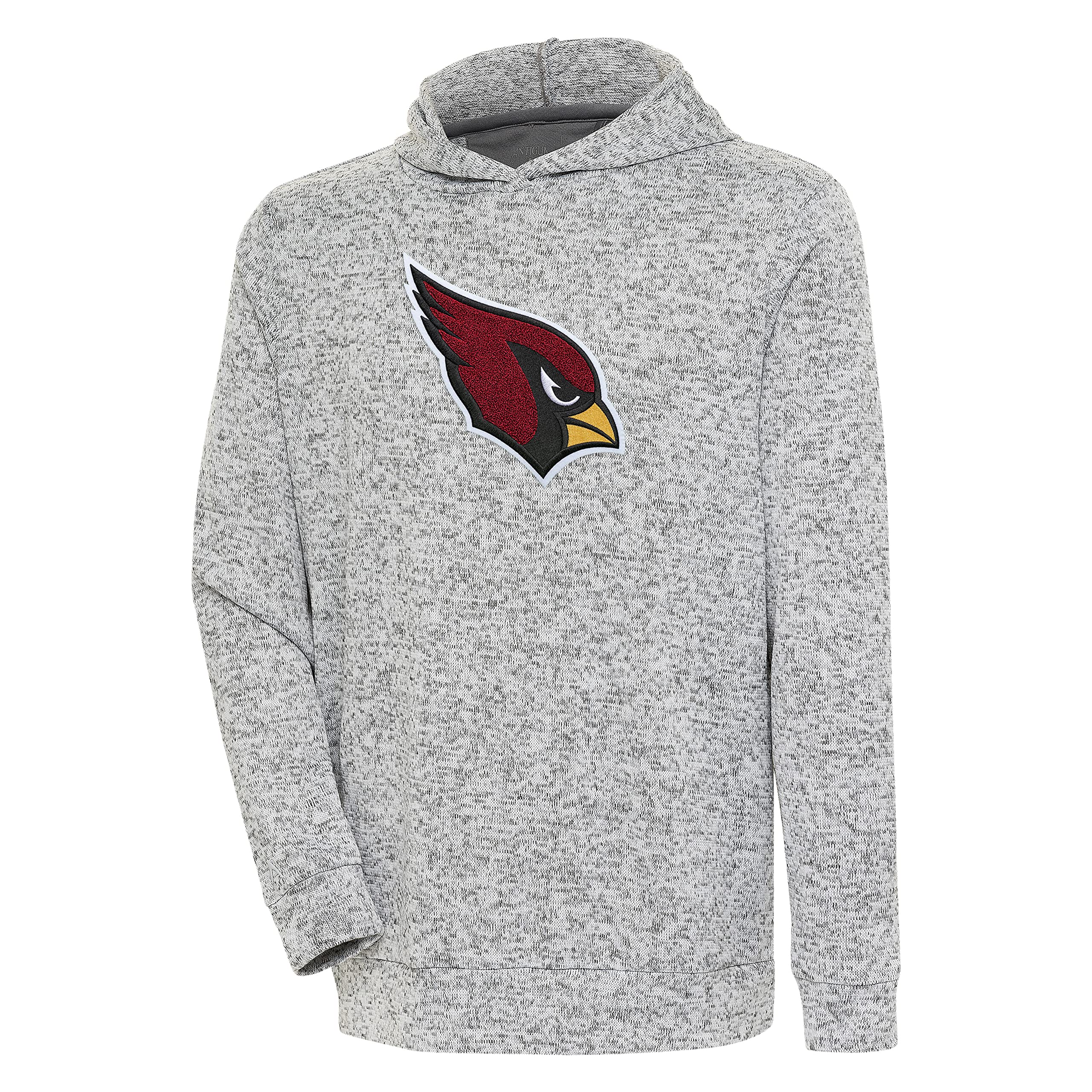 Antigua Men's Heathered NFL Absolute Chenille Pullover Hoodie - Comfortable & Stylish Football Fan Apparel for Game Day, Casual Wear & Outdoor Activities