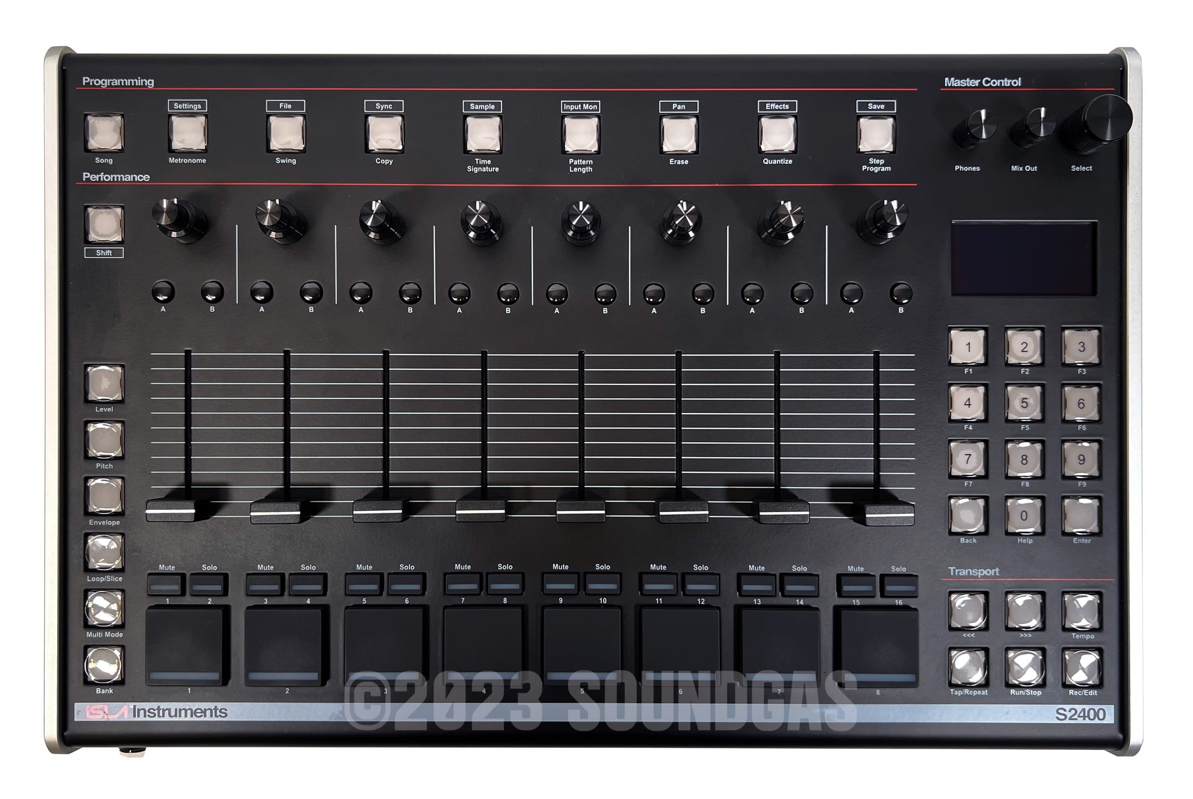 Isla Instruments S2400 - Professional Sampler & Drum Machine for Music Production, Live Performances, and Studio Recording