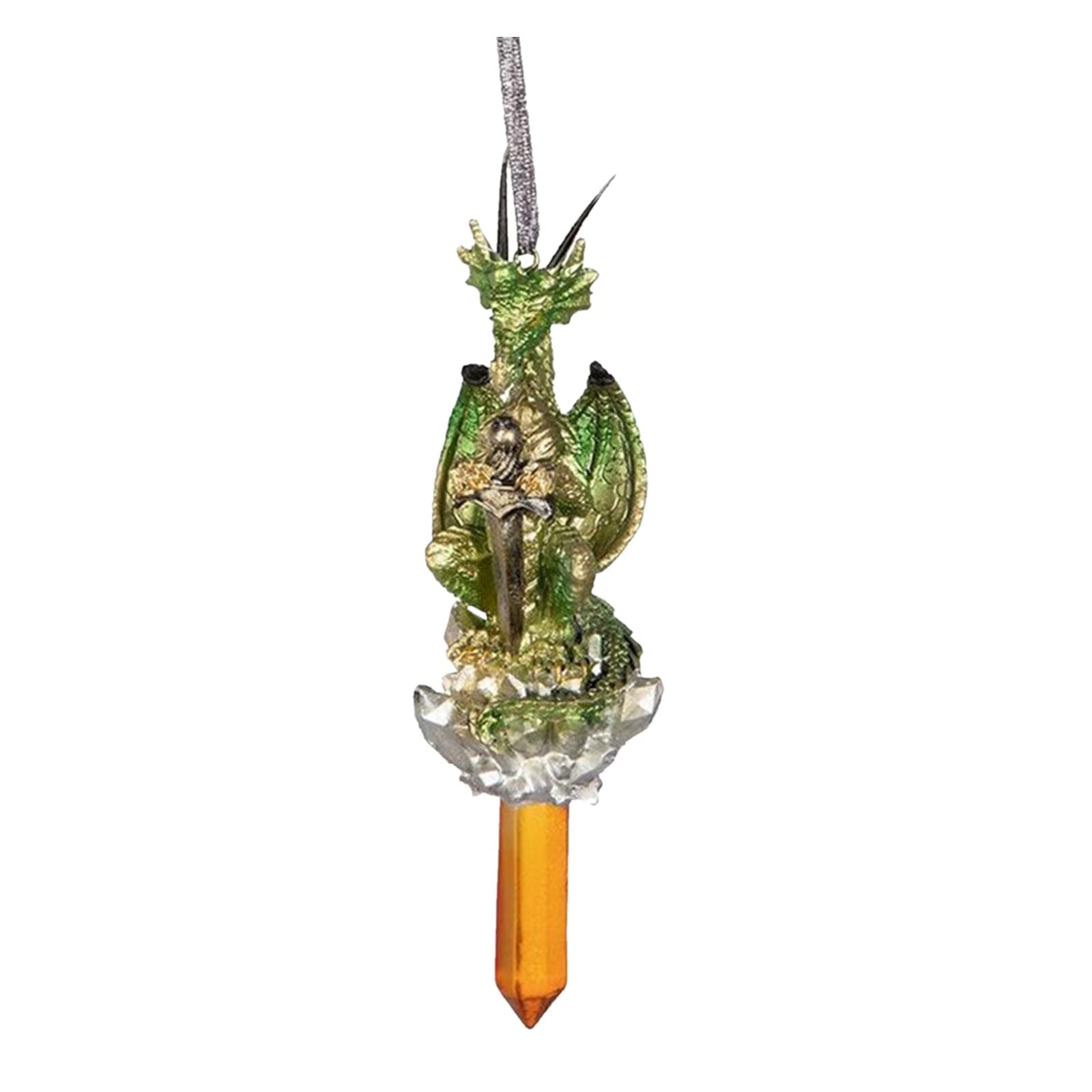 Pacoco Dragon Wooden Farmhouse Christmas Ornaments - Handcrafted Holiday Decor for Tree, Mantel & Gifts - Perfect for New Home, Housewarming & Family Celebrations