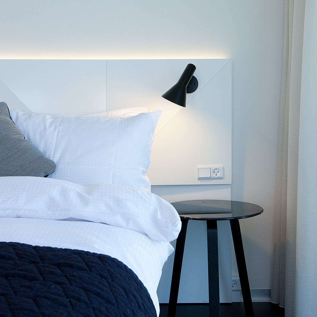 Arne Jacobsen AJ Wall Lamp - Modern Scandinavian Design for Living Room, Bedroom & Office Lighting | Dimmable LED Wall Light for Home Decor