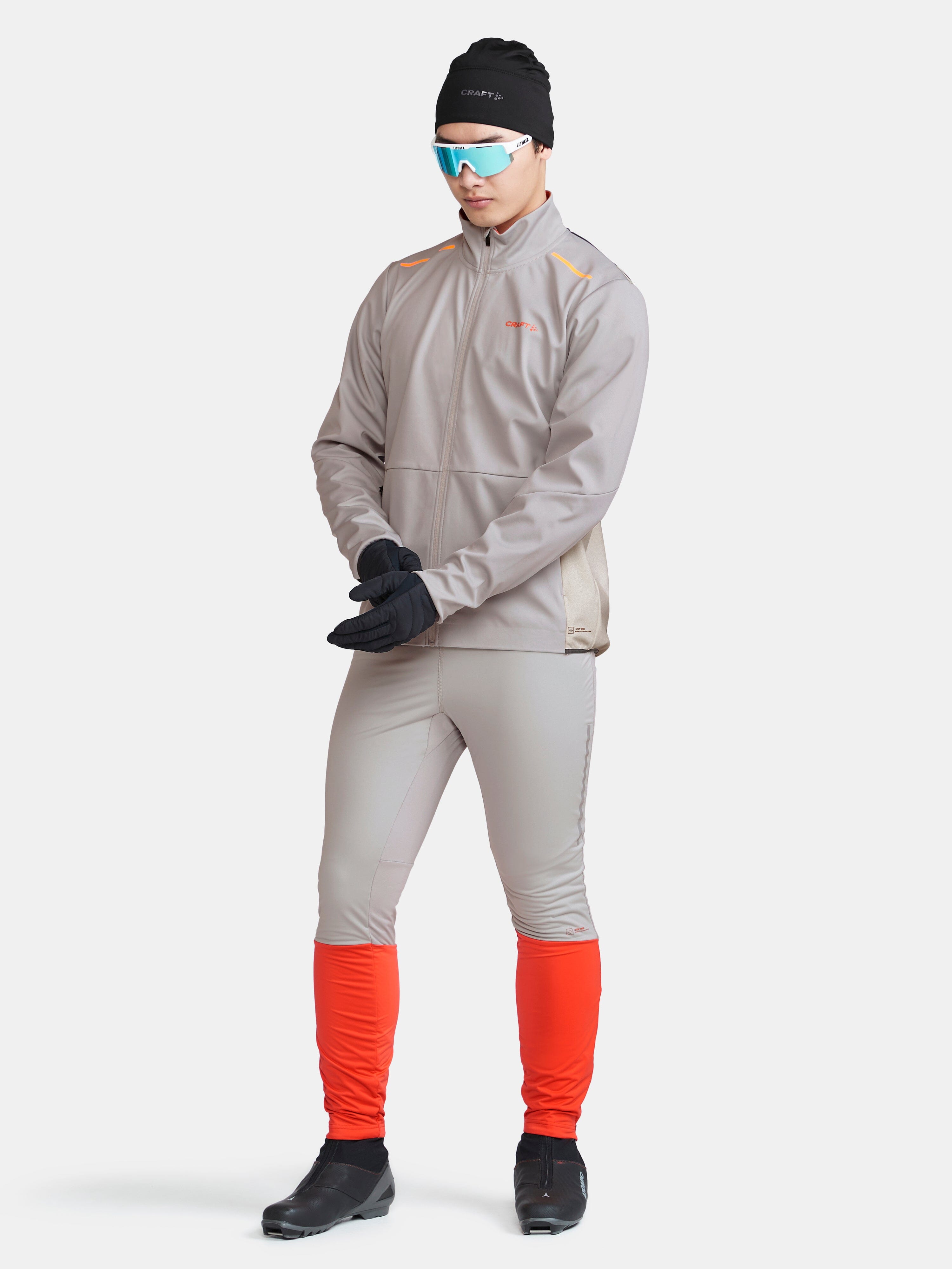 Men's CORE XC Ski Training Jacket - Lightweight Waterproof Windproof Winter Running Jacket for Cross Country Skiing & Outdoor Sports