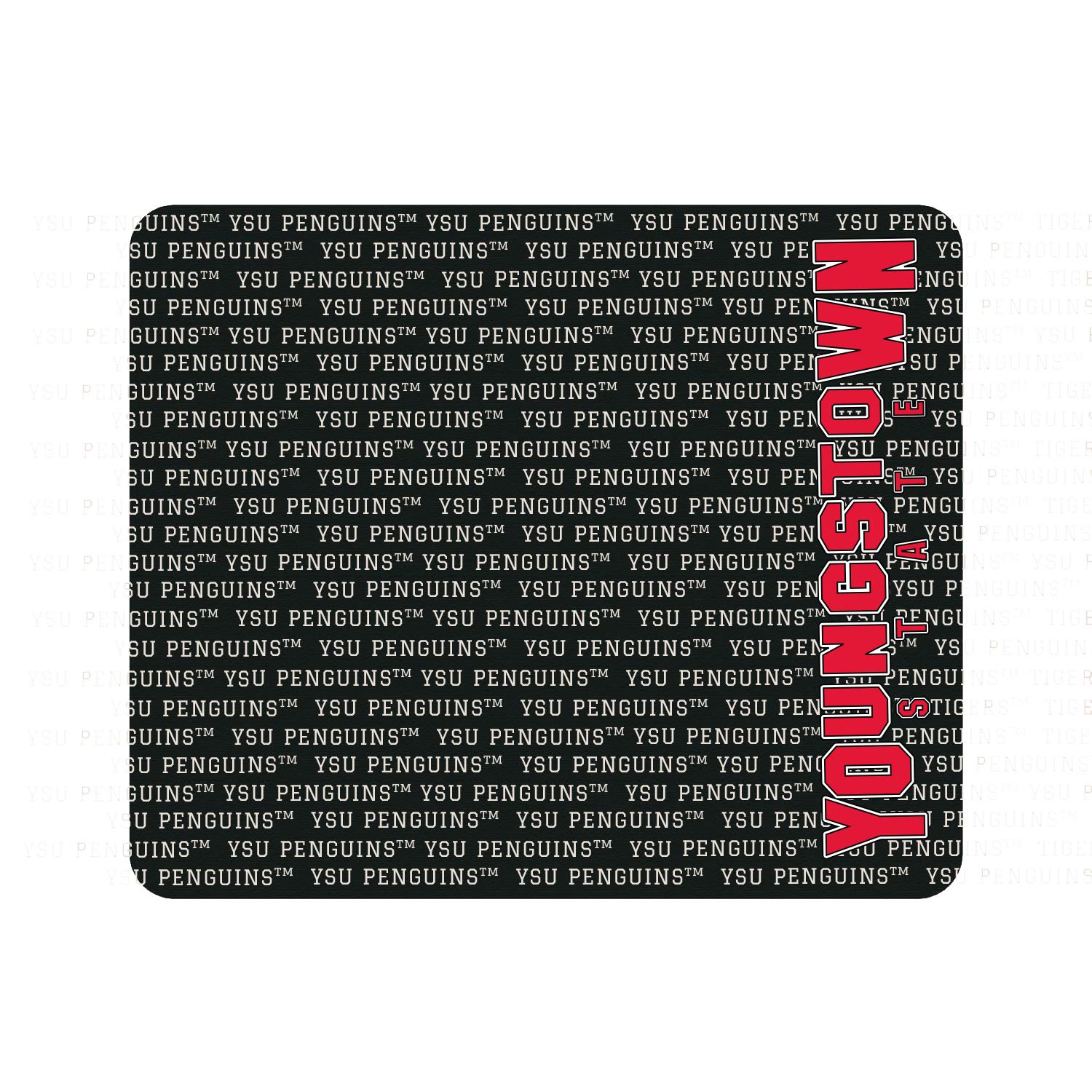 OTM Essentials Youngstown State University Fabric Mouse Pad - Standard Size, Non-Slip Desk Accessory for Gaming & Office Use - Perfect for Dorm, Home & Work Setup