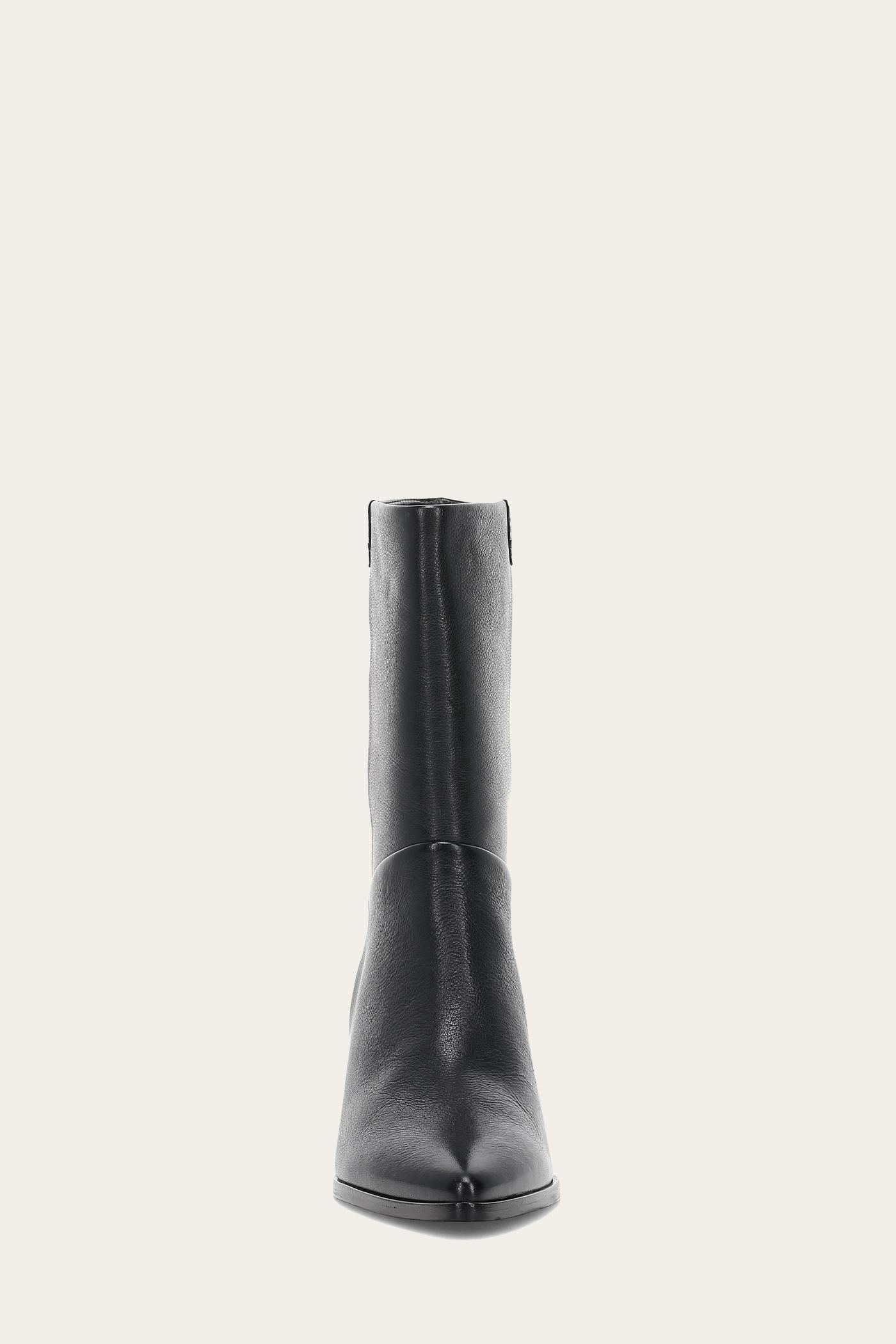 Frye Women's 41321 Black Leather Boots - Stylish & Comfortable for Everyday Wear, Office & Casual Outings