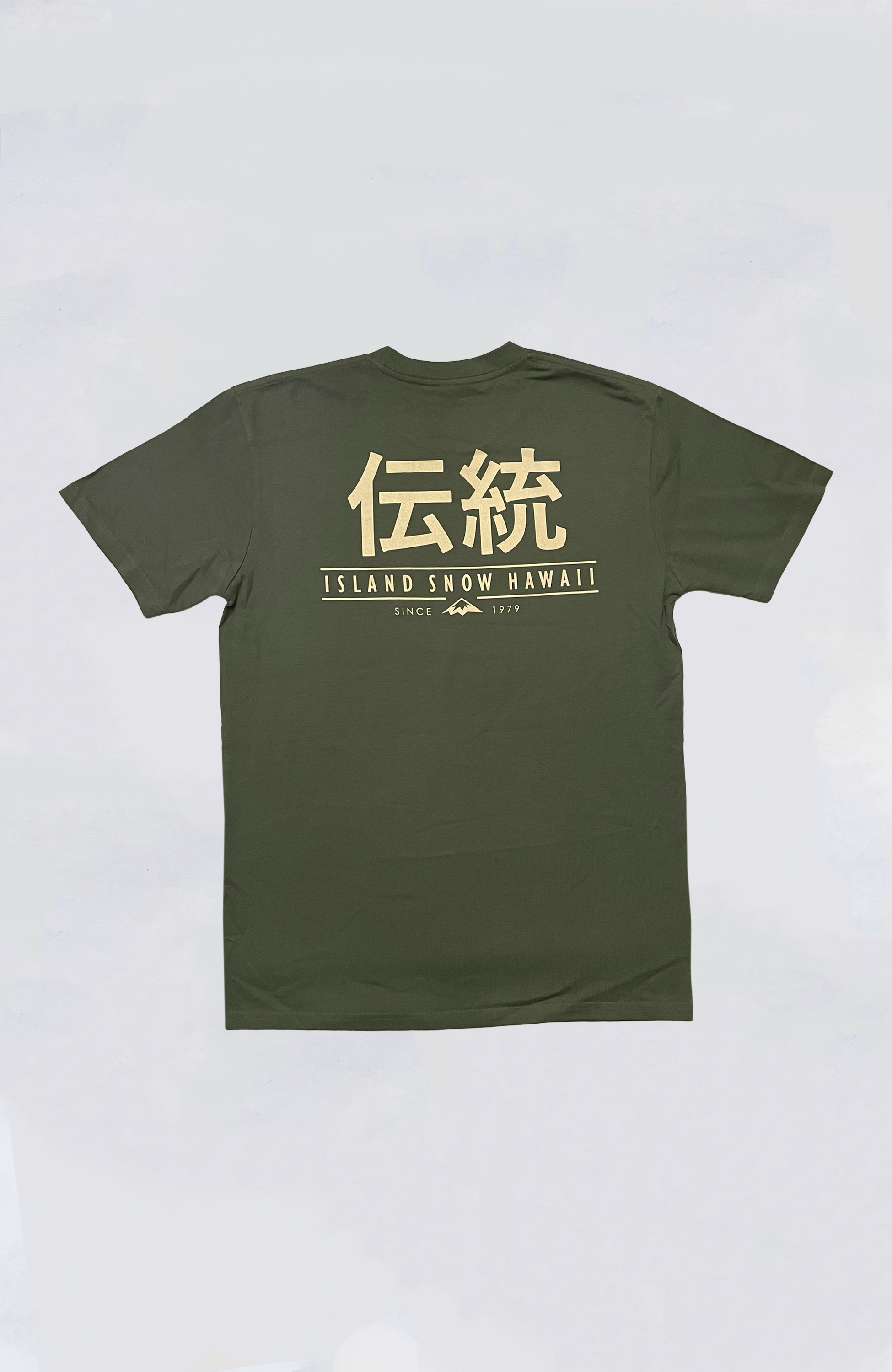 Island Snow Hawaii IS Dento Premium Heavyweight T-Shirt for Men - Soft Cotton Tee for Casual Wear, Surfing & Beach Outfits