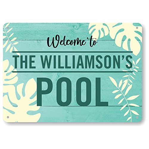 Welcome to Our Pool Sign_3