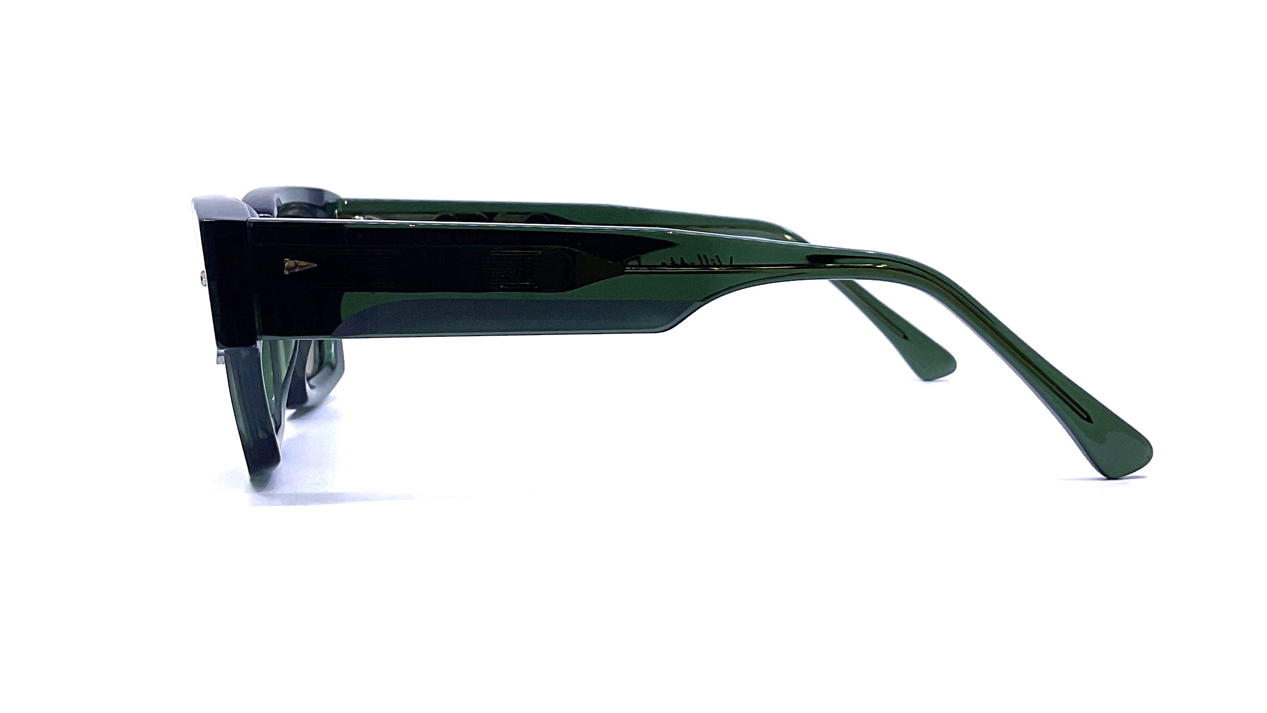 Ahlem Villette Sunglasses - Dark Green Polarized Lenses for UV Protection - Stylish & Durable for Outdoor Activities, Driving, and Travel