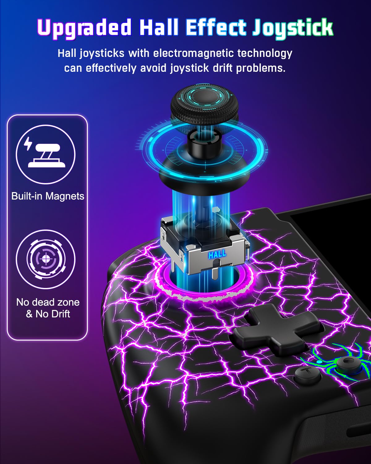Wireless Pro Controller for Nintendo Switch & Switch OLED - Ergonomic Full-Size Joypad with One-Piece Design | Perfect for Handheld Mode Gaming, Multiplayer Sessions & Long Play Comfort