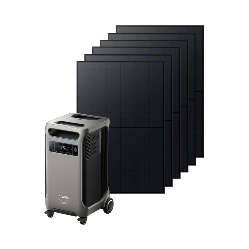 Anker SOLIX F3800 Plus 2000W Portable Power Station with 410W Solar Panels - Solar Generator for Camping, RV, Home Backup & Outdoor Adventures