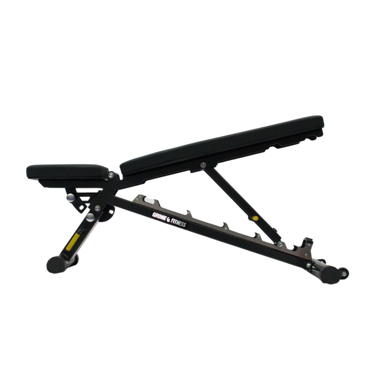 Gronk Fitness FID Folding Weight Bench for Home Gym - Adjustable & Portable Workout Bench for Strength Training, Dumbbell Exercises, and Full-Body Workouts