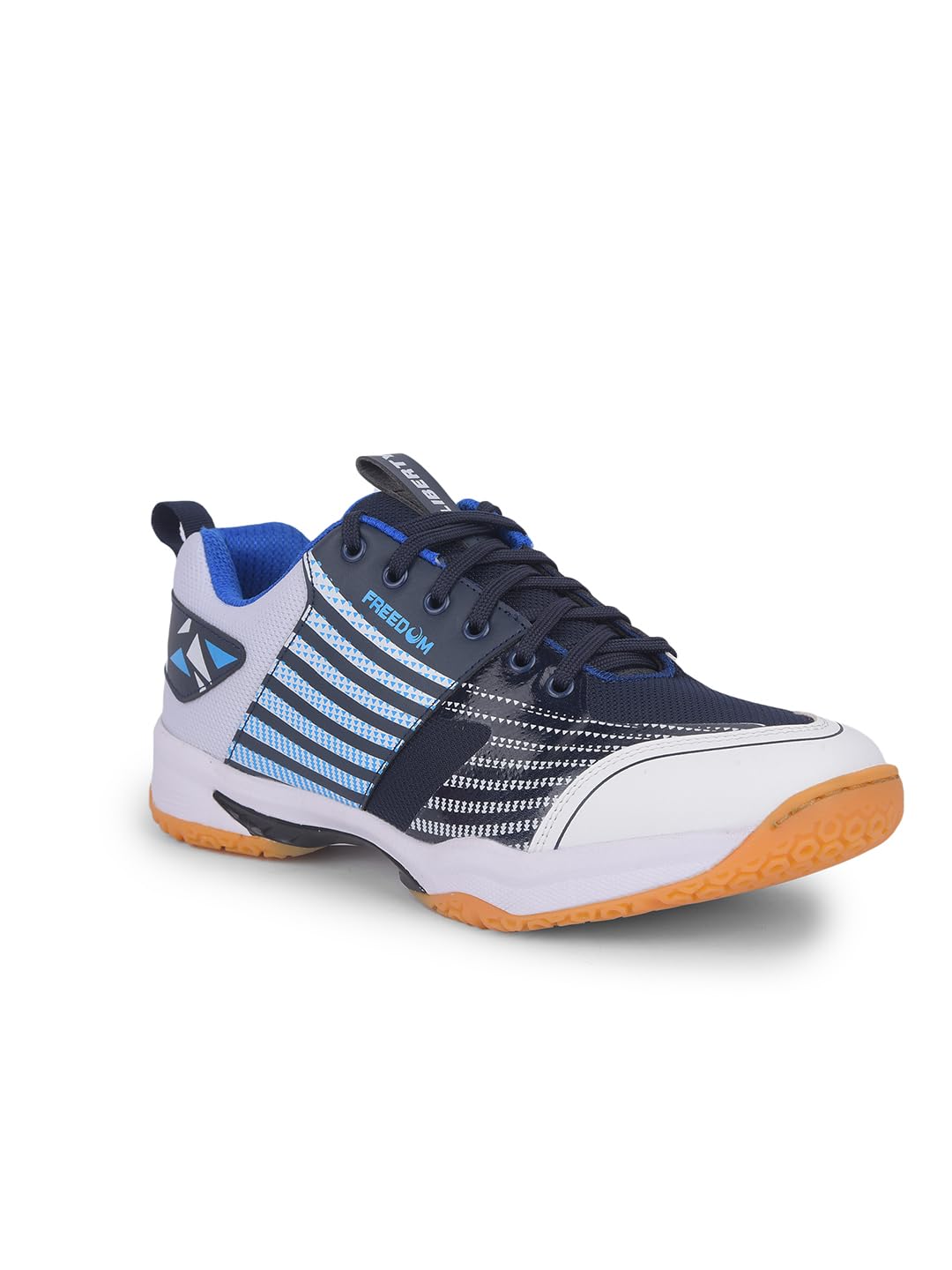 **Liberty Freedom GRIPPER-02 Men's Sports Shoes - PU Upper & Rubber Sole for Badminton, Pickleball, Table Tennis, Volleyball | Lightweight, Comfortable & Durable | Perfect for Indoor Court Games & Casual Wear**