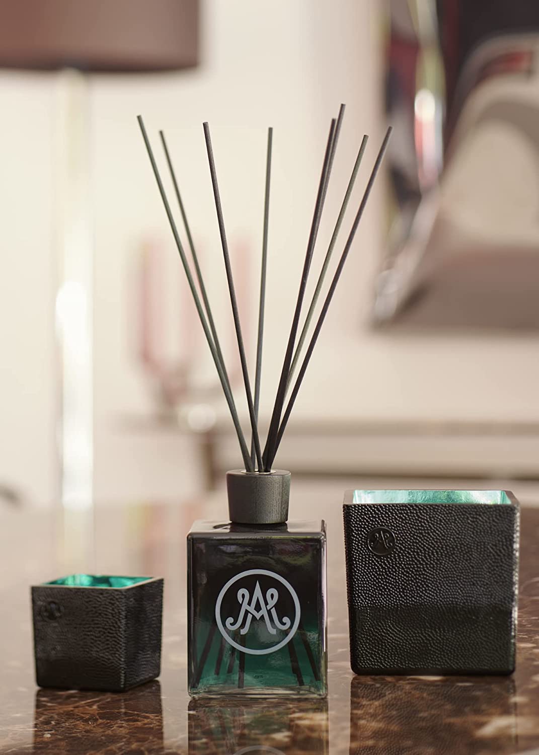 Amanda de Montal Armagnac Enchanté Essential Oil Diffuser - 500ml Aromatherapy with Fern, Pine Cone & Moss Scents - Perfect for Home Spa, Yoga Studio and Relaxation Spaces