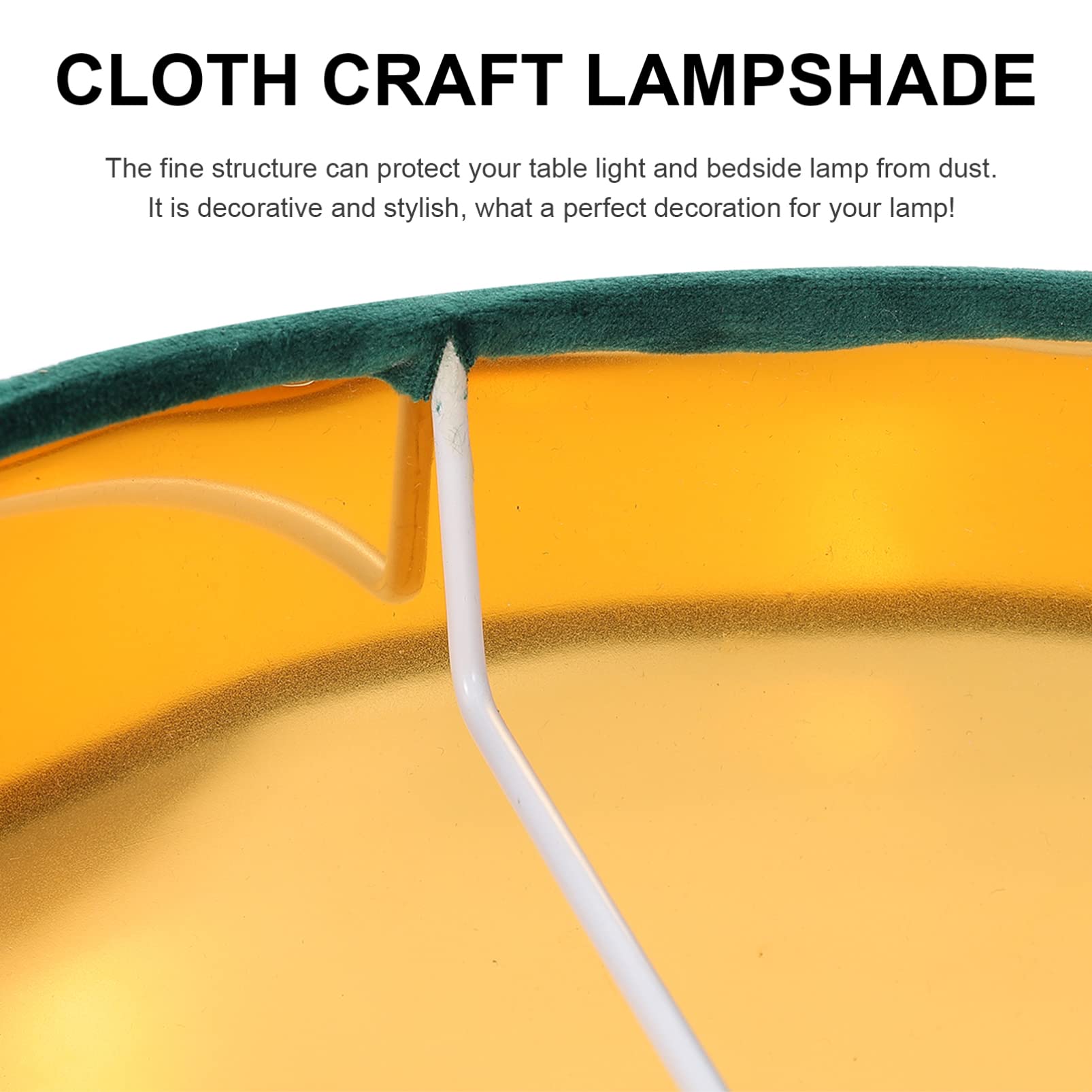 Balacoo Modern Clip-On Barrel Fabric Lamp Shade - Small Dust Cover for Table, Chandelier & Wall Lamps - Elegant Home Decor Lighting Accessory | Perfect for Living Room, Bedroom & Office