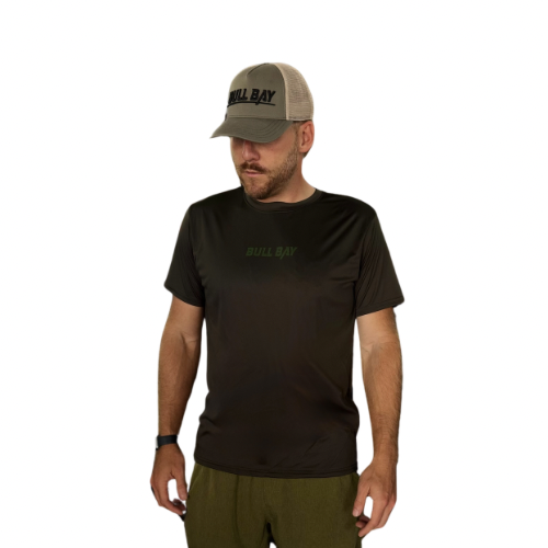 Bull Bay Performance+ Tee - Premium Moisture-Wicking Men's Workout Shirt for Gym & Running - Ideal for Fitness Training, Jogging, and Outdoor Activities