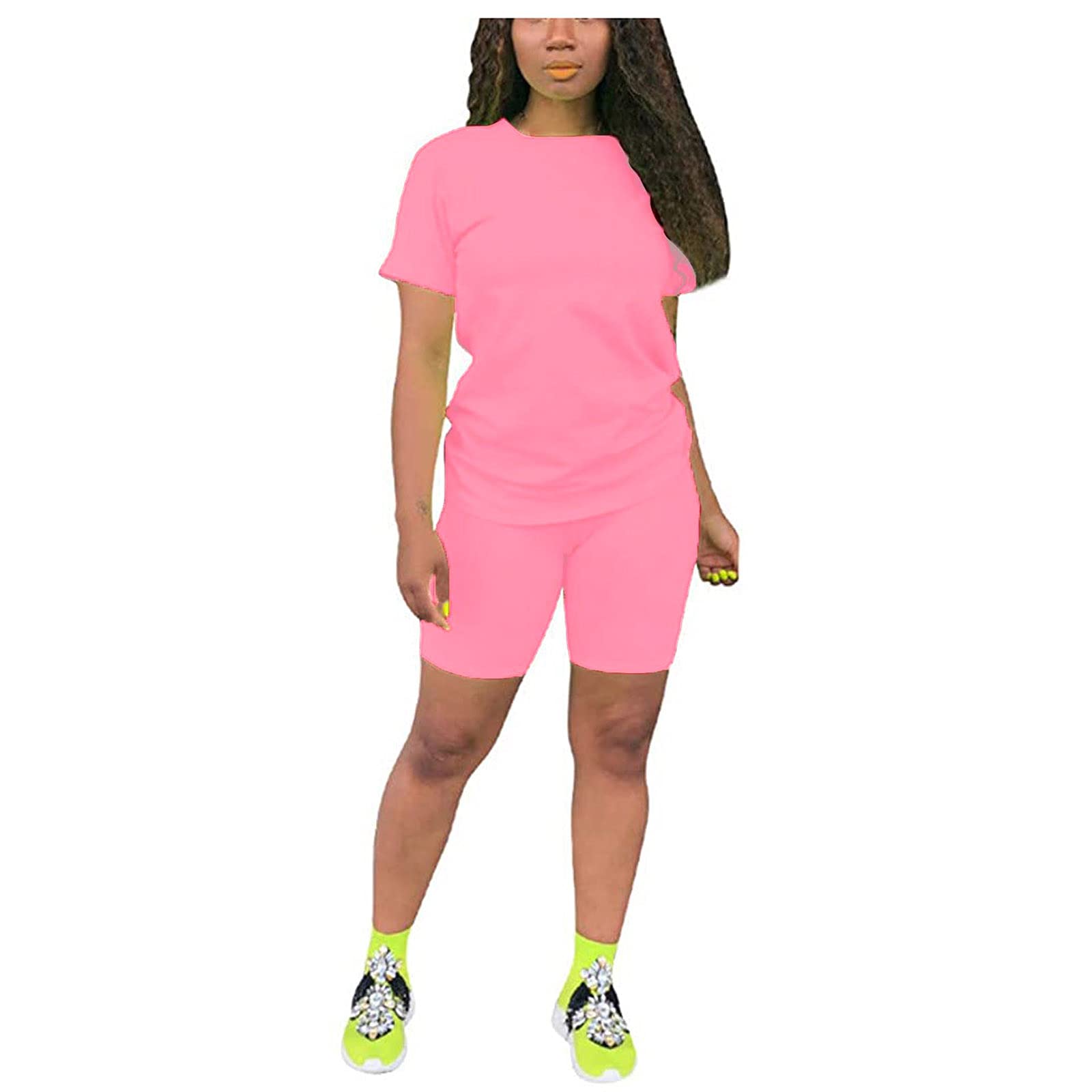 Boho 2 Piece Outfit for Women - Sexy Knot Front Crop Top & Shorts Set | Rave, Disco, Maid Costume | Perfect for Music Festivals, Beach Parties & Cosplay