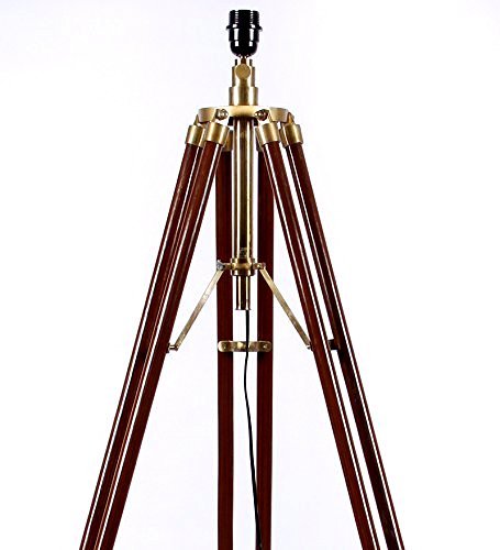 Modern Nautical Floor Lamp for Living Room & Bedroom - Adjustable LED Standing Light with Remote Control, Perfect for Reading Corner, Home Office, and Cozy Nighttime Ambience