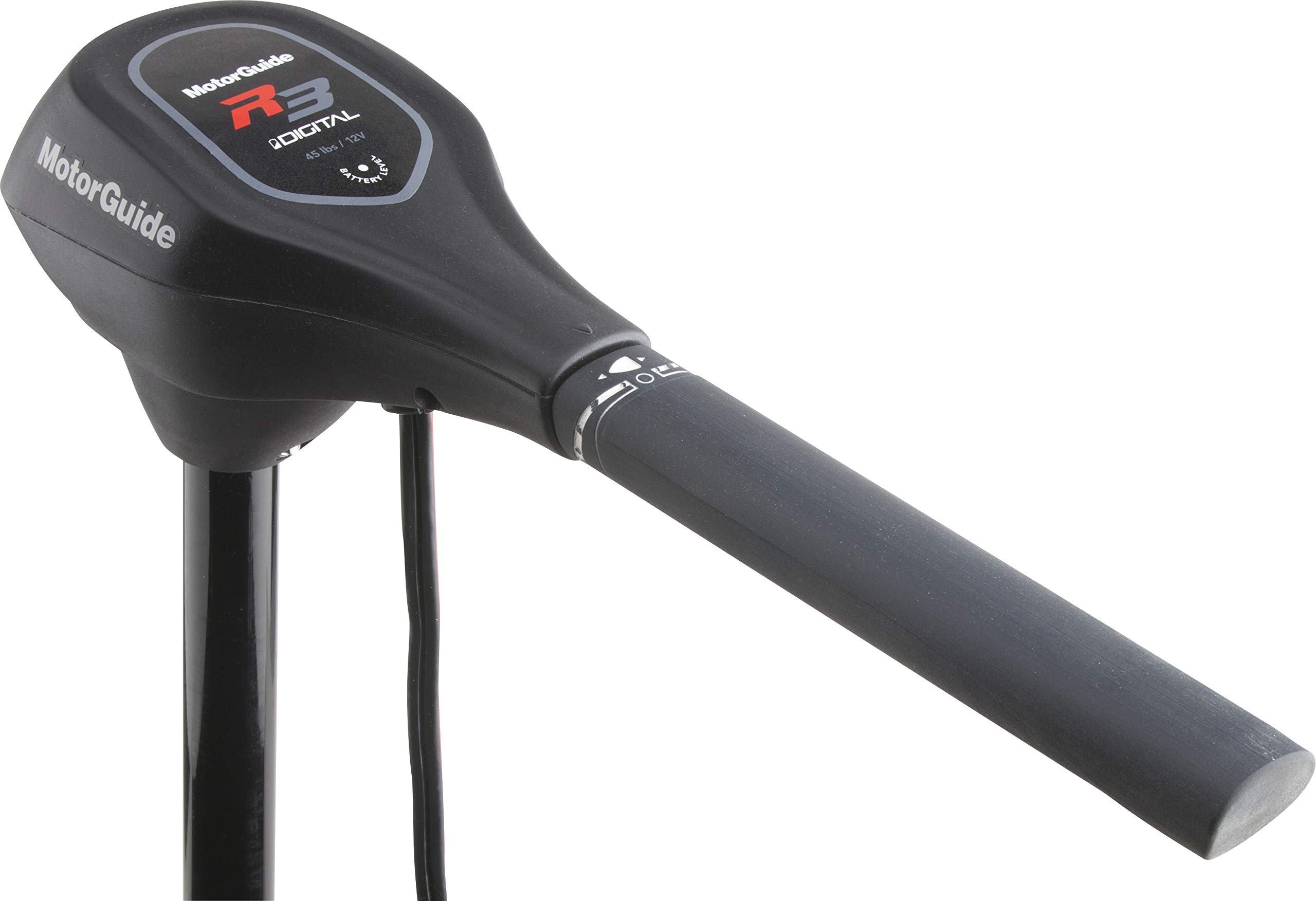 MotorGuide Transom Mount Hand-Control Trolling Motor - Lightweight & Quiet Electric Outboard for Fishing Boats, Kayaks, and Small Watercraft - Perfect for Freshwater & Saltwater Angling