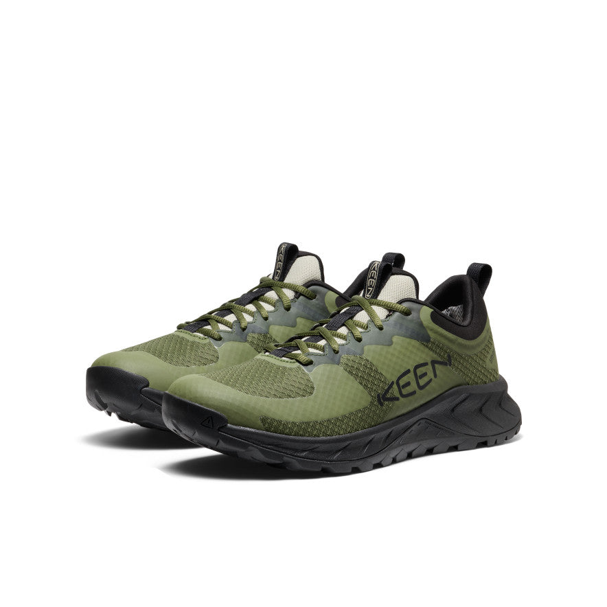 Men's Versacore Waterproof Hiking Shoes - Lightweight & Durable Outdoor Boots for Trail Running & Camping (Bronze Green/Black)