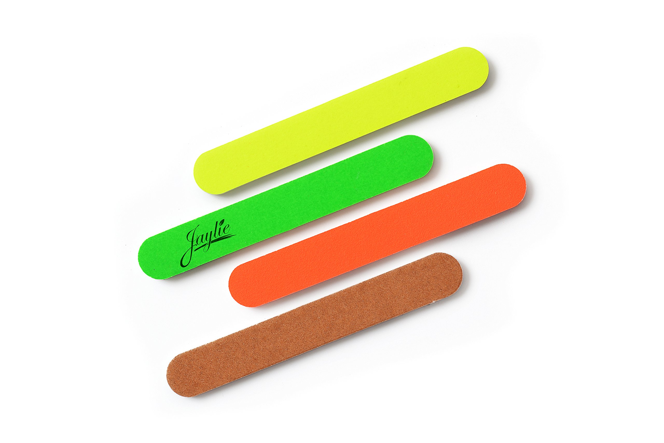 Premium Mini Nail Files & Buffers Set - 50 Pack Colorful Salon Boards (3.5