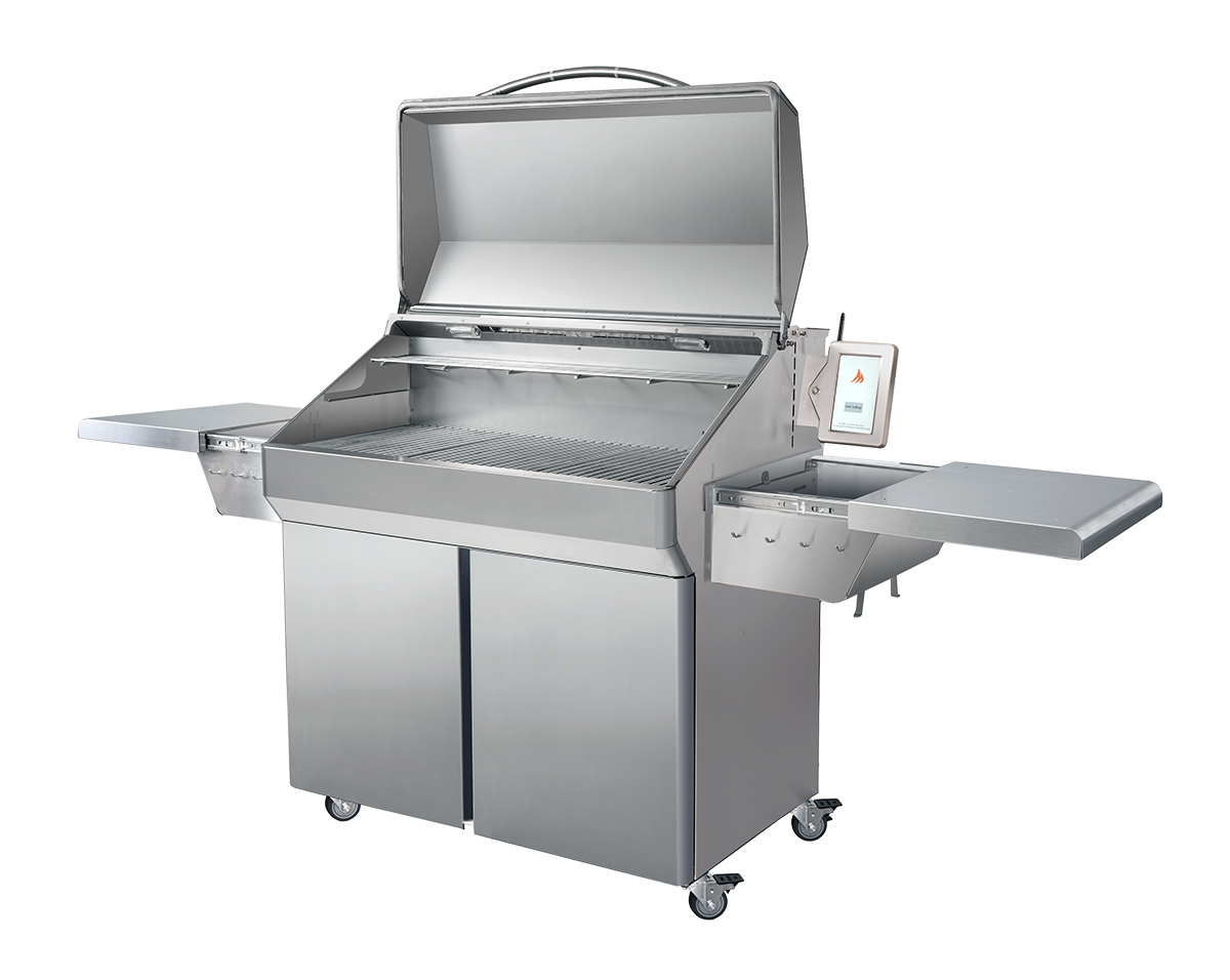 Memphis Grills Elite ITC3 Wi-Fi Monitored 39-Inch 304 Stainless Steel Pellet Grill - VG0002S | Outdoor BBQ, Backyard Cooking & Smoking for Meat Lovers