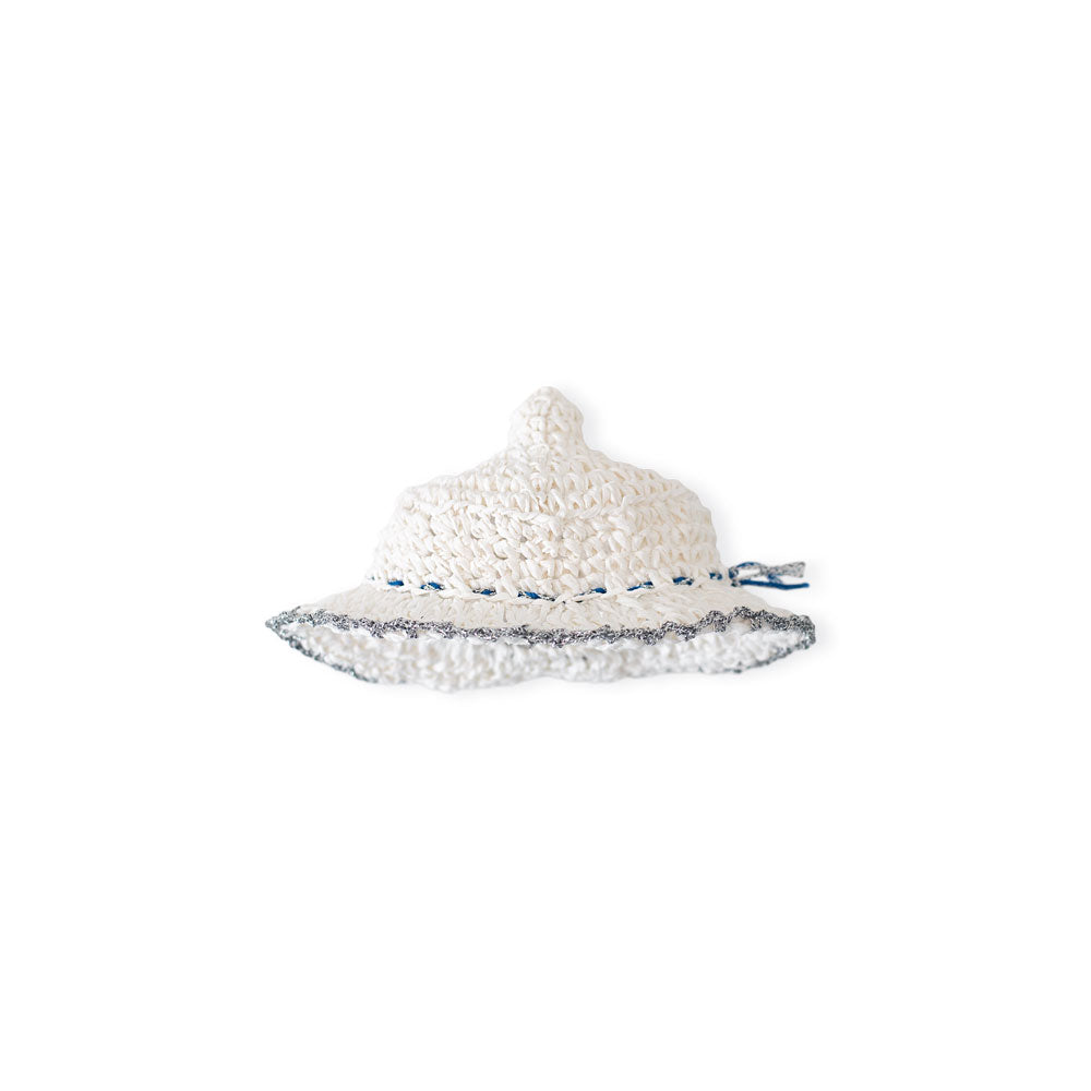 Tinfoil Appreciation Sun Hat for Dolls - Miniature Doll Accessory for Outdoor Play & Photography - Perfect for Doll Collectors & Creative Scenes