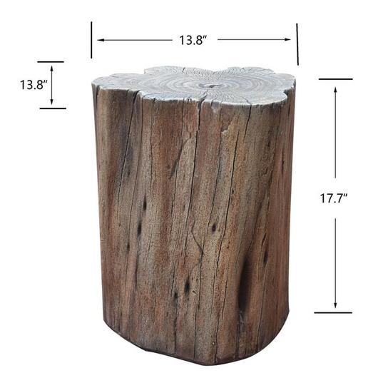 Elementi Warren Cast Concrete Seat - Outdoor Garden Bench, Modern Patio Furniture, Heavy-Duty Concrete Design for Backyard, Park, and Commercial Spaces