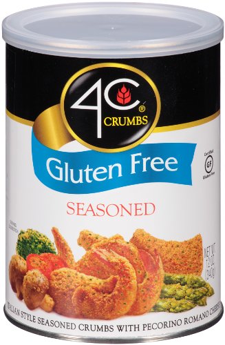 Premium 4C Gluten-Free Bread Crumbs - Seasoned, Crispy & Crunchy | 12oz Value Pack | Perfect for Coating Chicken, Fish & Vegetables | Gluten-Free Cooking & Baking Essential