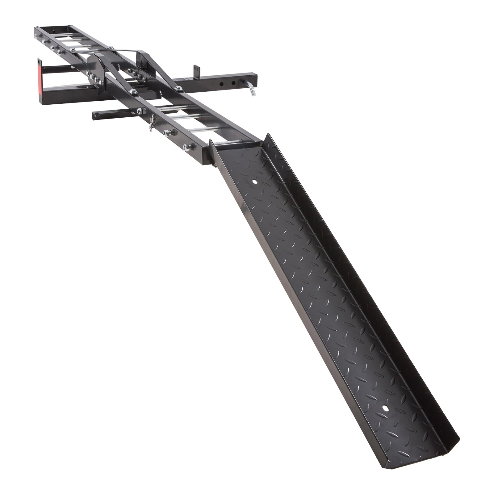 VEVOR 600 LBS Motorcycle Carrier Hitch Mount - Heavy Duty Steel Dirt Bike Trailer Hauler with 47