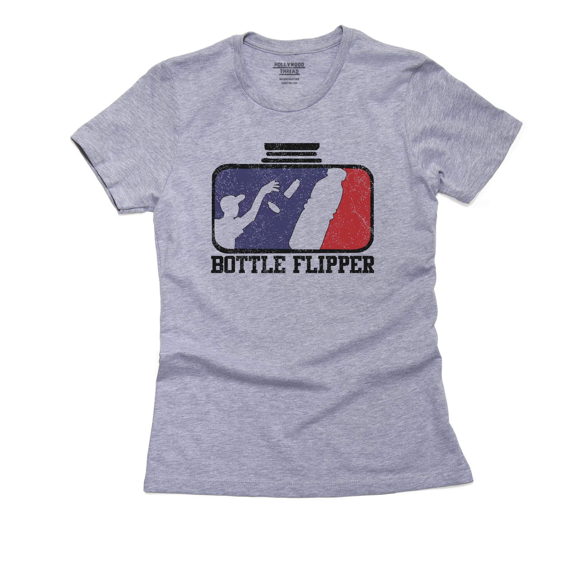 Trendy Colorful Bottle Flipper Graphic T-Shirt for Women - Casual Wear