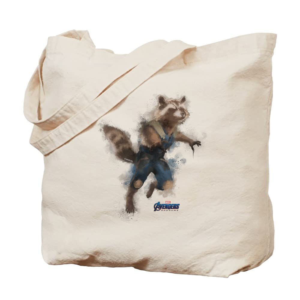 Rocket Raccoon Canvas Tote Bag - Eco-Friendly Reusable Shopping Bag for Groceries, Beach & Daily Use | CafePress Natural Cotton Tote
