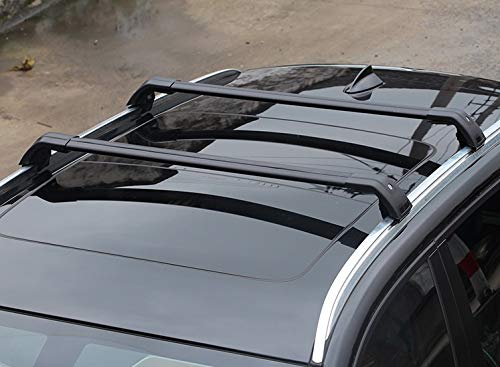 Aluminum Roof Rack Cross Bars for Mitsubishi Outlander 2013-2019 - Heavy Duty Replacement Cargo Carrier for Kayak, Canoe, Bike, Snowboard, Ski & Luggage - Perfect for Road Trips, Camping & Outdoor Adventures