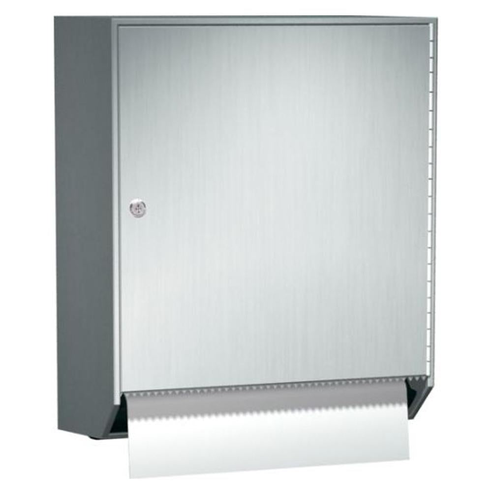 ASI 8523AC Automatic Paper Towel Dispenser - Surface Mounted, Satin Finish for Restrooms, Kitchens & Commercial Use