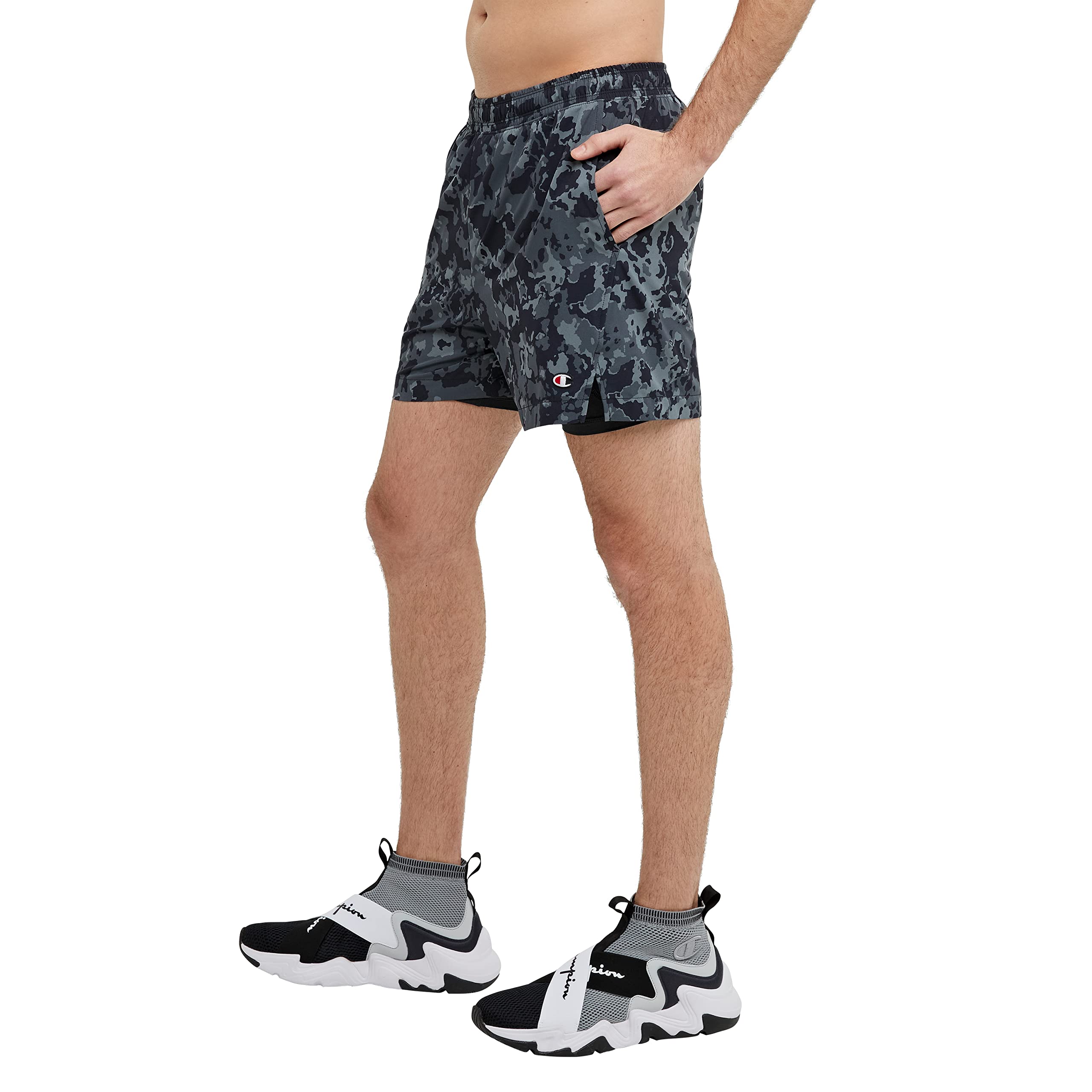 Champion Men's Athletic Shorts - Comfortable Workout & Gym Running Shorts for Men - Perfect for Sports, Training & Casual Wear