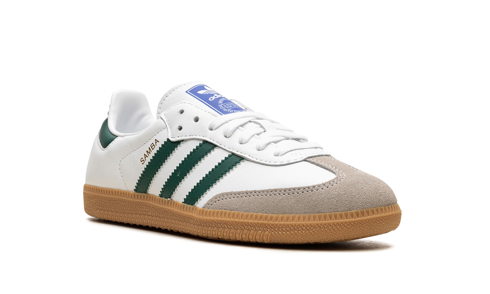 adidas Samba OG Men's Sneakers - Classic White & Black Leather Low-Top Shoes for Casual Wear, Street Style & Everyday Comfort