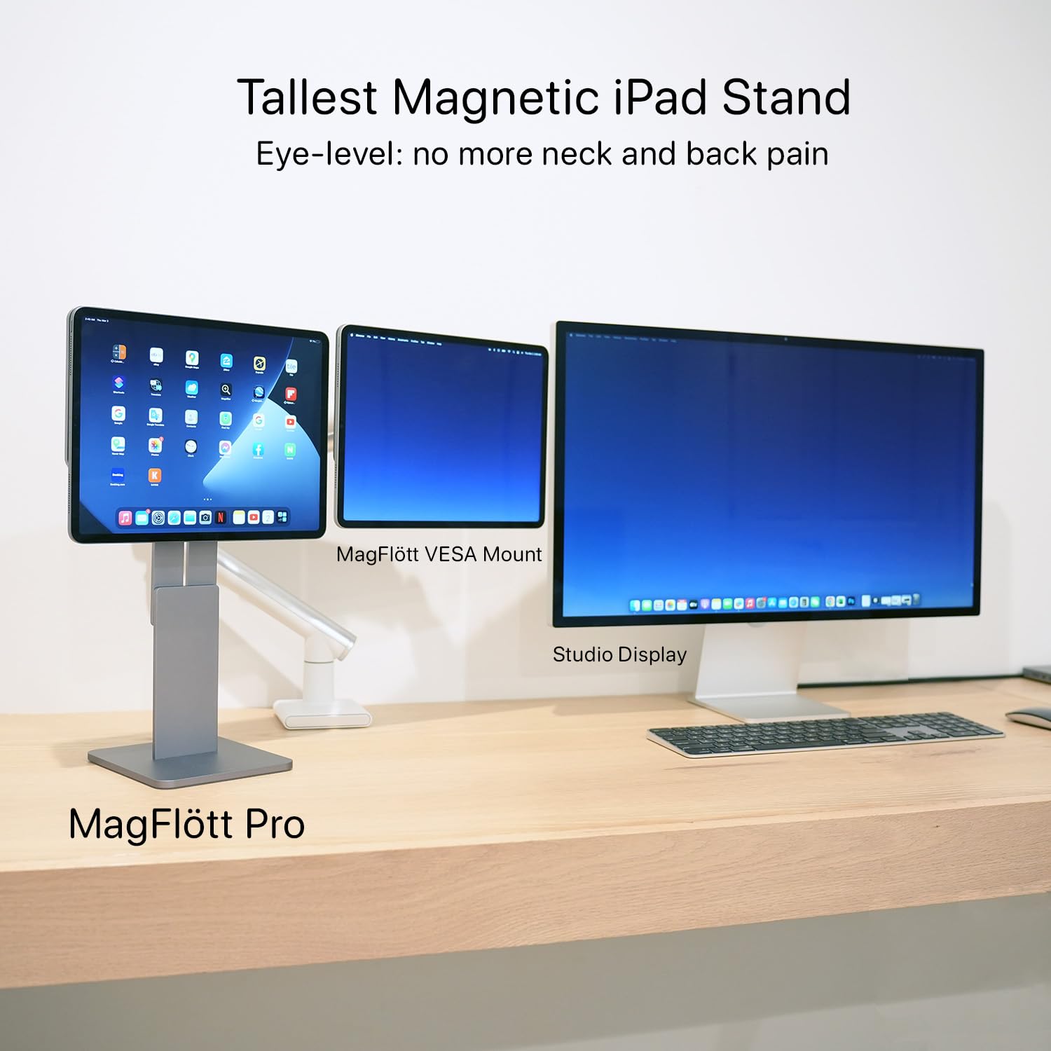 Premium Adjustable Magnetic Stand for iPad Pro 12.9