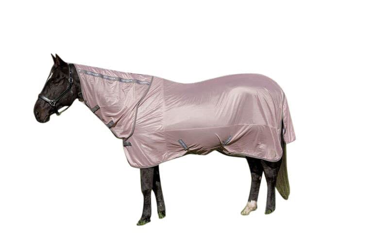 TuffRider Comfy Mesh Combo Neck Fly Sheet - Adobe Rose - 78