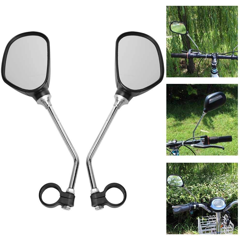 Universal Bike Mirror - 1 Pair Handlebar Rear View Mirrors for Road Bikes, Mountain Bikes & Cycling Safety - Perfect for Commuting, Touring & Outdoor Adventures