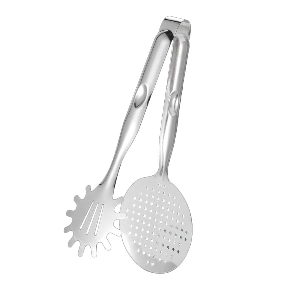 Hemoton Oil Frying Filter Clip - Kitchen Food Strainer Tongs for Fried Food, Fish, Steak & Meat - Perfect for Deep Frying, Draining Oil & Serving Hot Dishes
