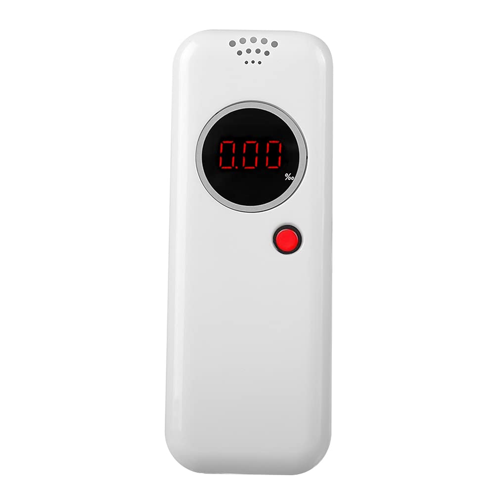 Qionia Professional Portable Breathalyzer for Alcohol Detection - Digital LCD Display, Foldable Design for Drivers - Perfect for Personal Use, Workplace Testing & Road Safety Checks