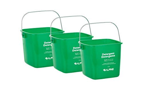 Heavy Duty Sanitizing Bucket for Offices, Restaurants & Schools - 3 Qt