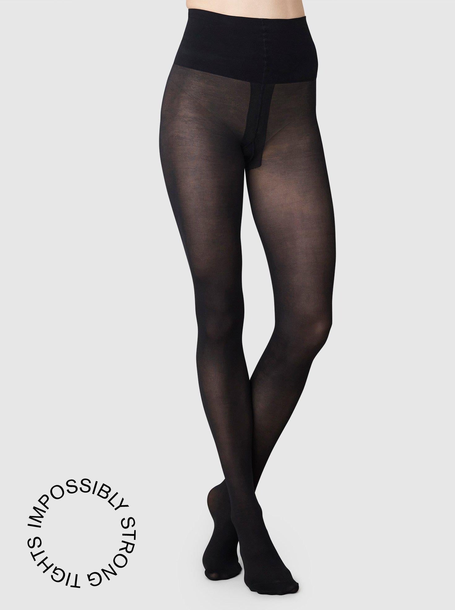 Rip-Resistant Lois Tights for Women - Black - Perfect for Yoga, Running & Everyday Wear