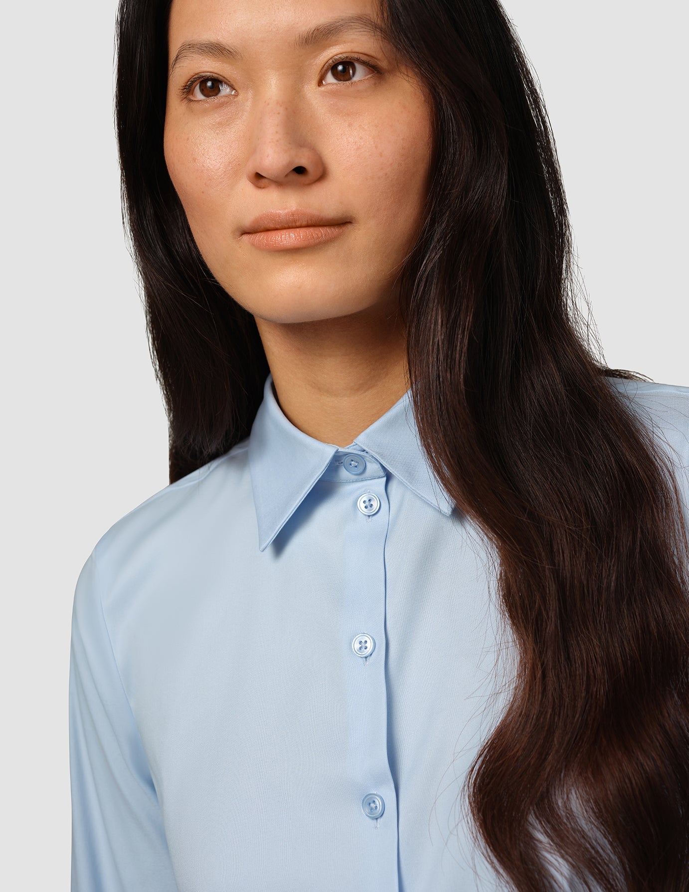 Premium Oxford Shirt for Men - Classic Sky Blue Button Down Shirt - Business Casual & Office Wear - Comfortable & Breathable Fabric