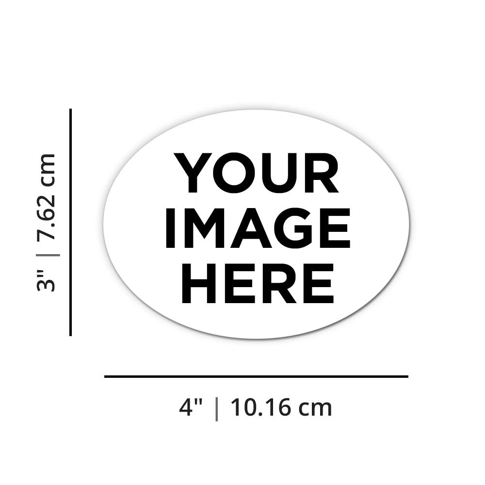 Custom Oval Die Cut Stickers 4